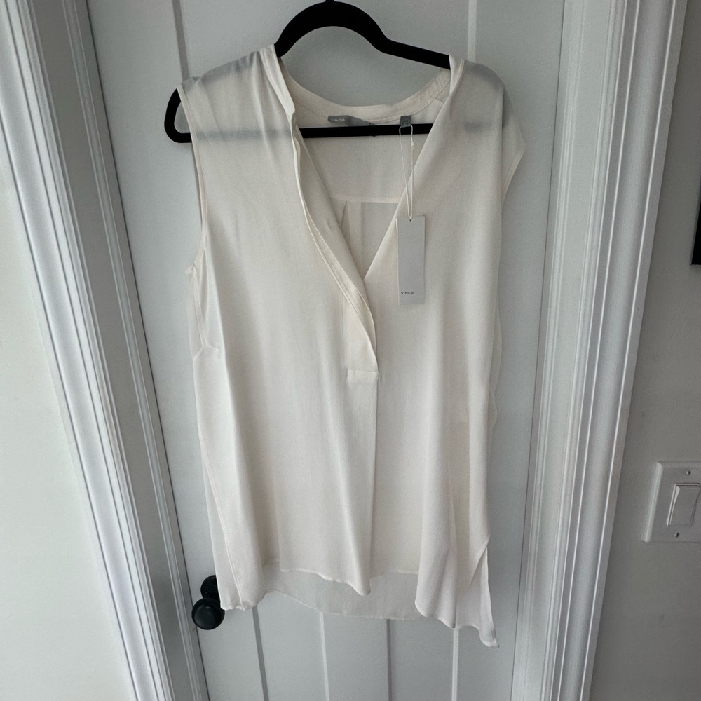 NWT Vince silk blouse